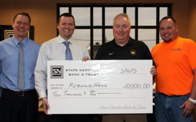 SNB Donates to Rebuild Hank