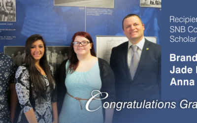Congratulations to the 2015 SNB Community Scholarship Recipients