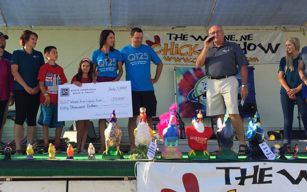 SNB Donates Big to the Wayne Area Legacy Fund