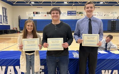 Wayne High Seniors Receive SNB Community Scholarships