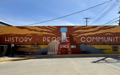 NEW PUBLIC MURAL AT DOWNTOWN BANK